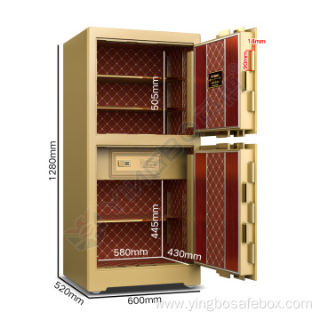 smart fingerprint solid steel home hotel huge safes